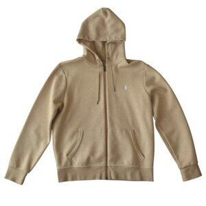 Polo Ralph Lauren Beige Zip-Up Hoodie – Men’s Medium